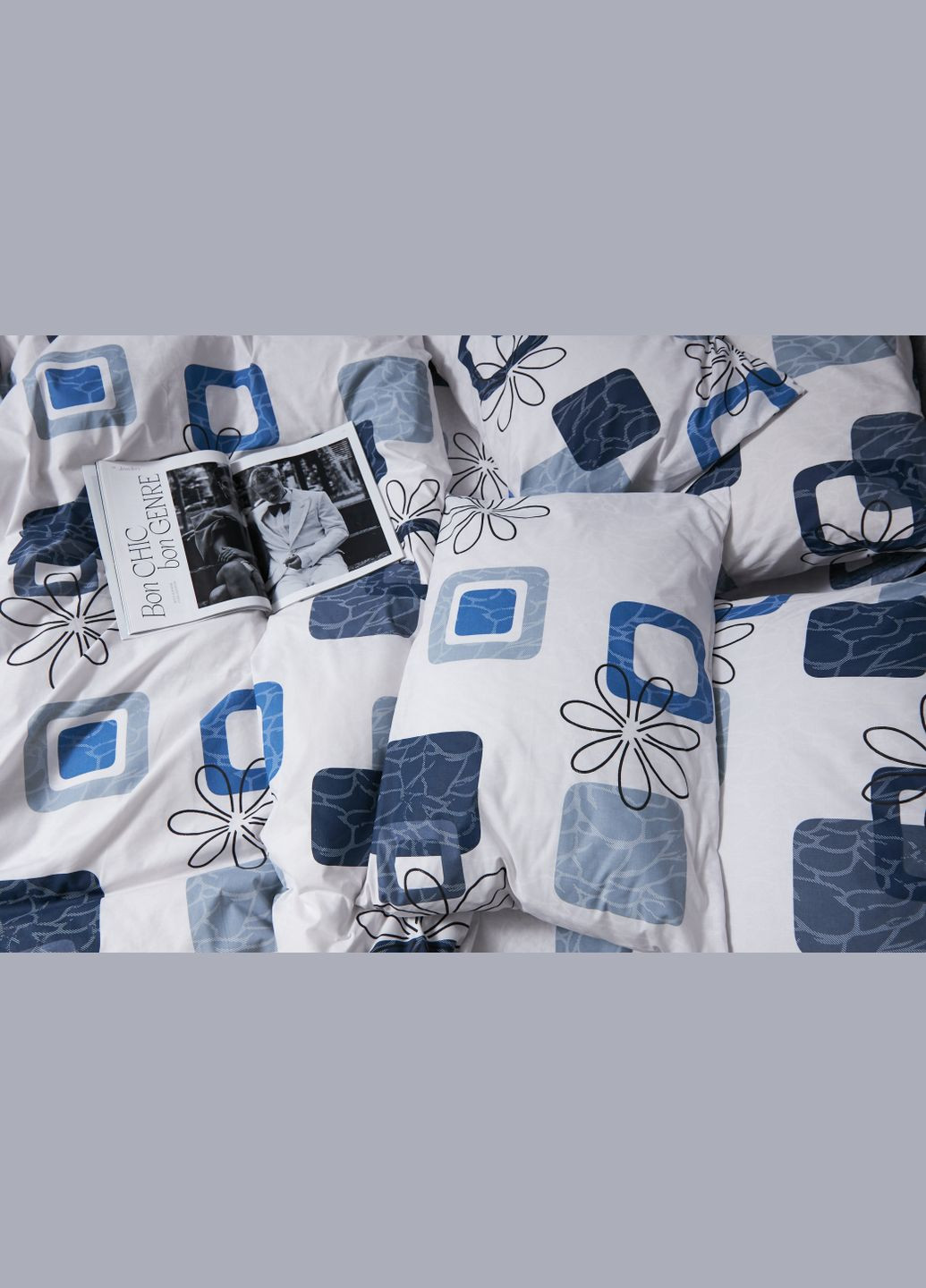 Комплект постельного белья Бязь Gold Люкс «» полуторный 143х210 наволочки 4х70х70 (MS-820004744) Moon&Star Silky Touch (293147761)