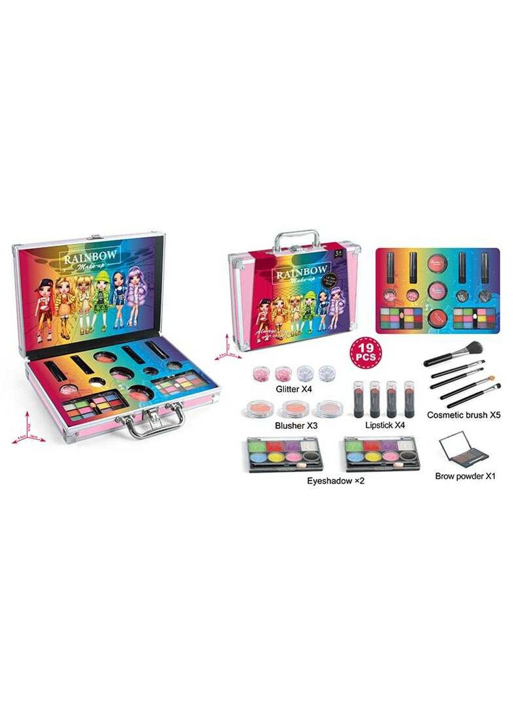 Великий набір дитячої косметики у валізі No Brand (322345963)