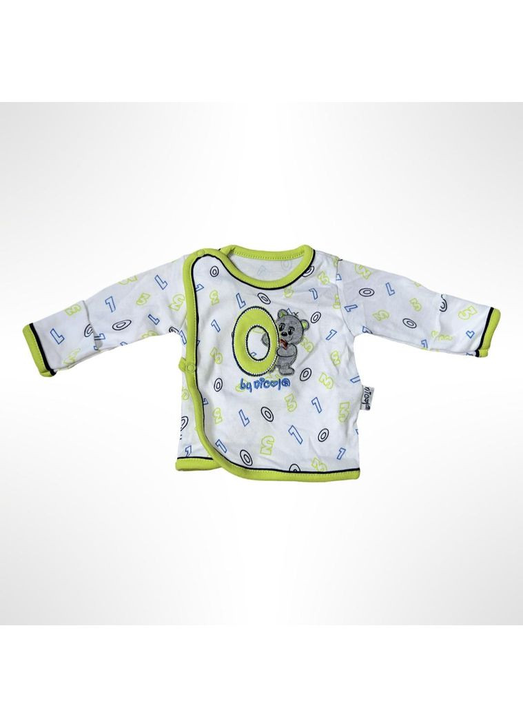 Кофточка ясельная для мальчика Белая (0520) Nicol (355258852)