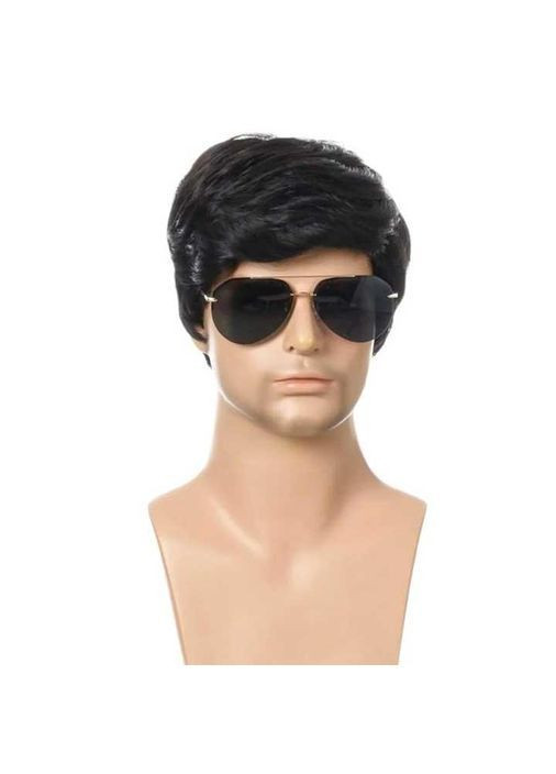 Перука чоловіча коротка Natural Black No Brand (366892059)