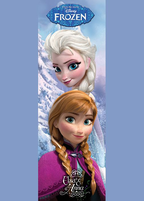 Постер плакат "Крижане Серце (Анна І Ельза)" 53x158см (ps-002556) Pyramid International (334325704)