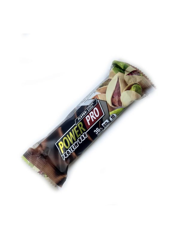 Батончик 36% Protein Bar with Nuts, 60 грам Фісташка Power Pro (322293680)