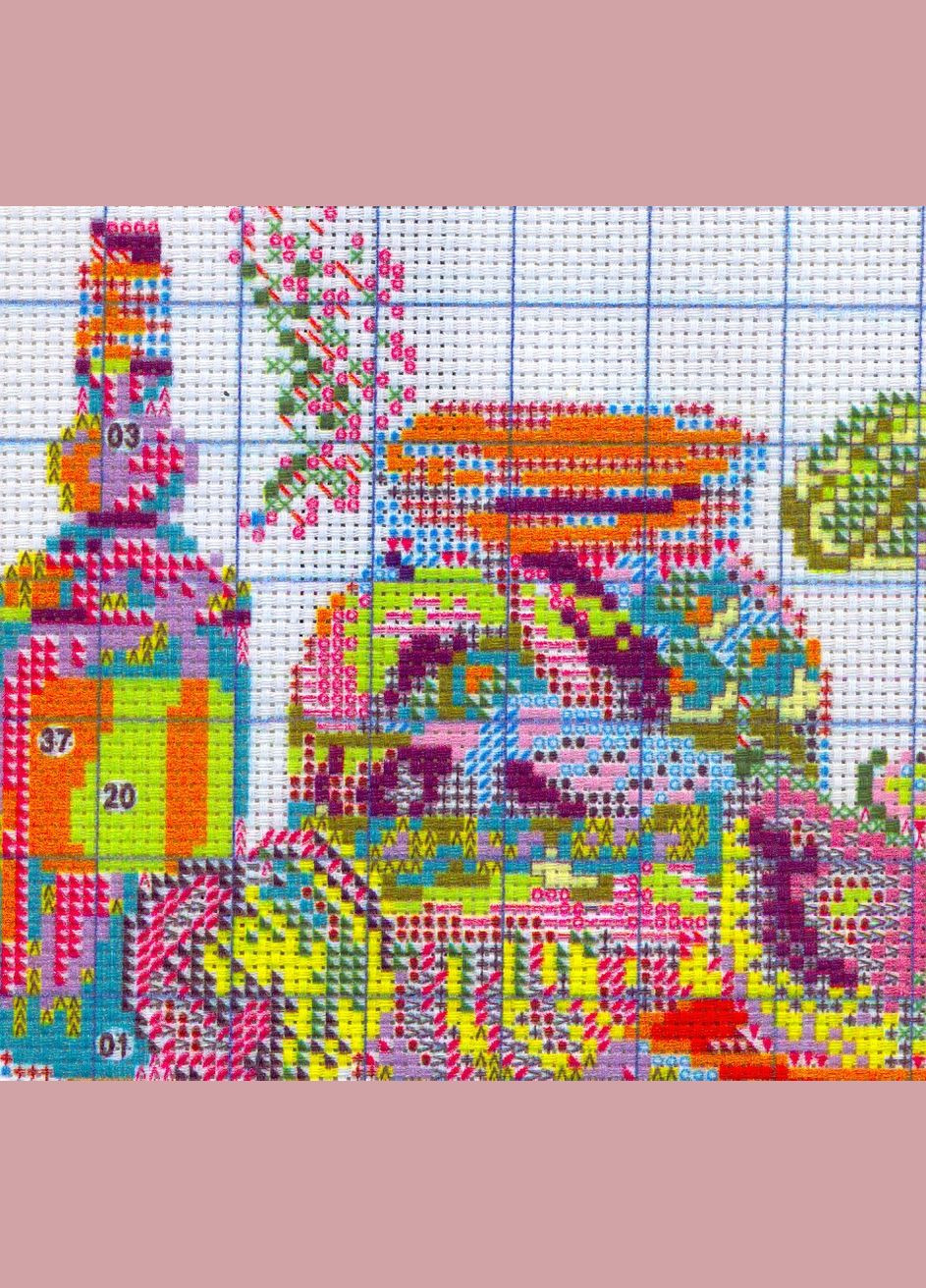 Набір для вишивання за нанесеною на канву схемою "Jam". AIDA 14CT printed 31*27 см Joy Sunday (313613464)