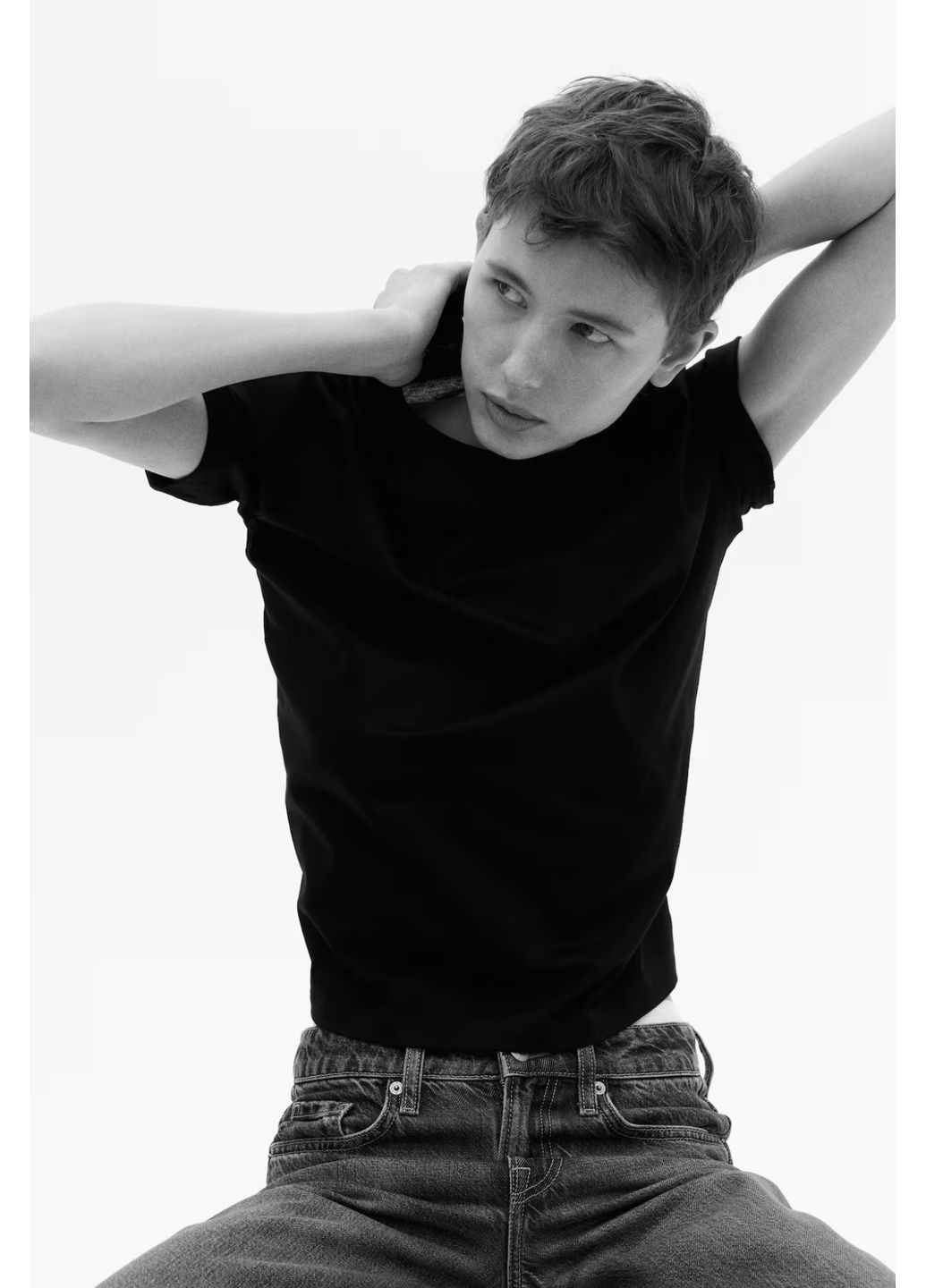 Футболка H&M basic - (361230093)