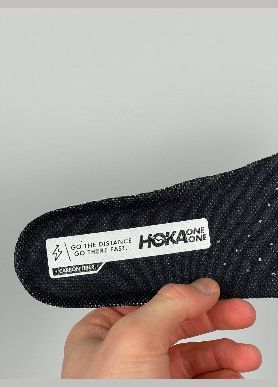 Чорно-білі всесезонні кросівки x white black, вьетнам HOKA One Carbon