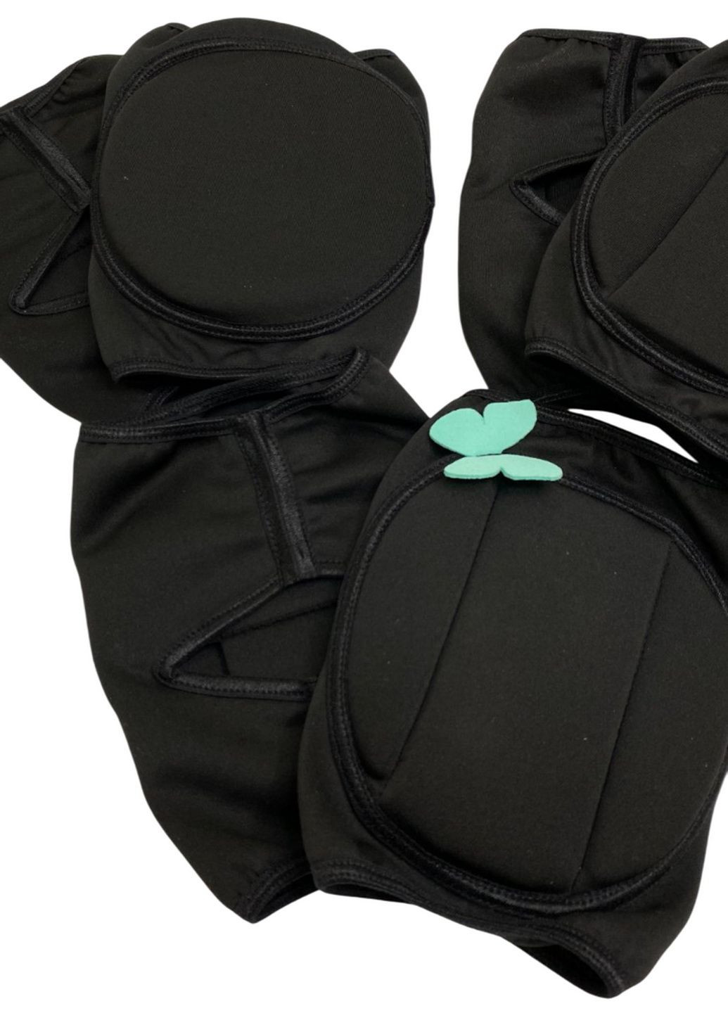 Наколенники для танцев со сменными вставками 8 ммЧерные PF (340424786)