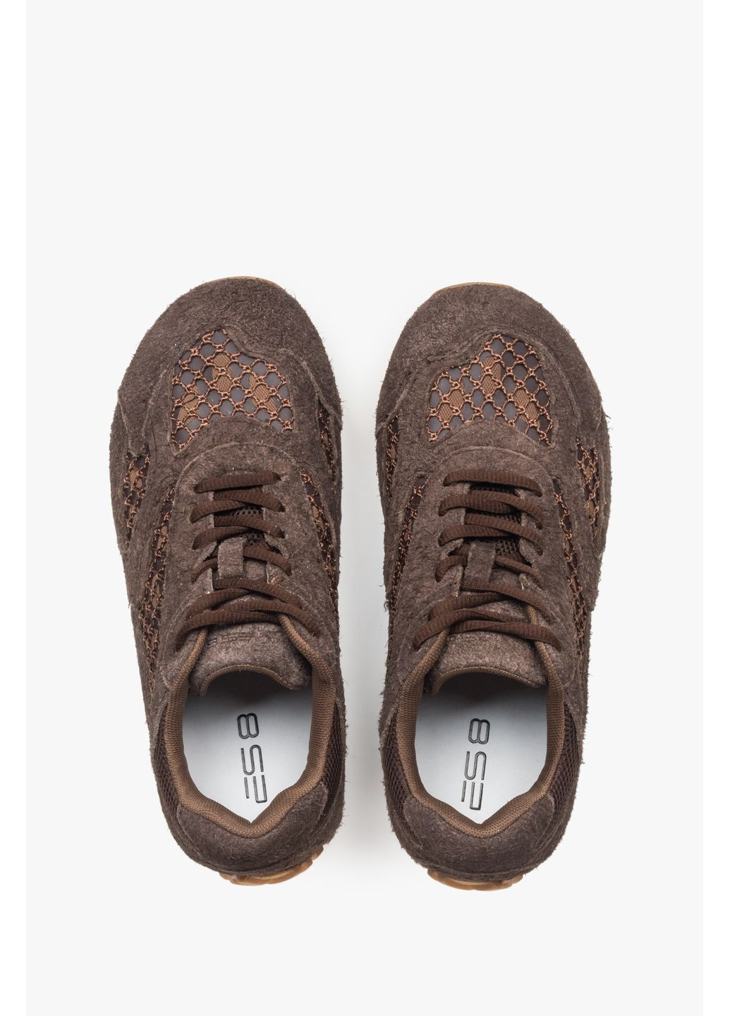 Кроссовки, цвет коричневый ES8 коричневые демисезоны (367101829)
