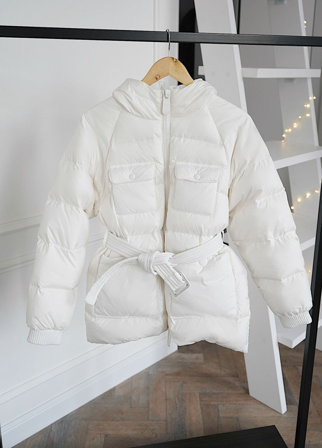 Білий зимній Пуховик One