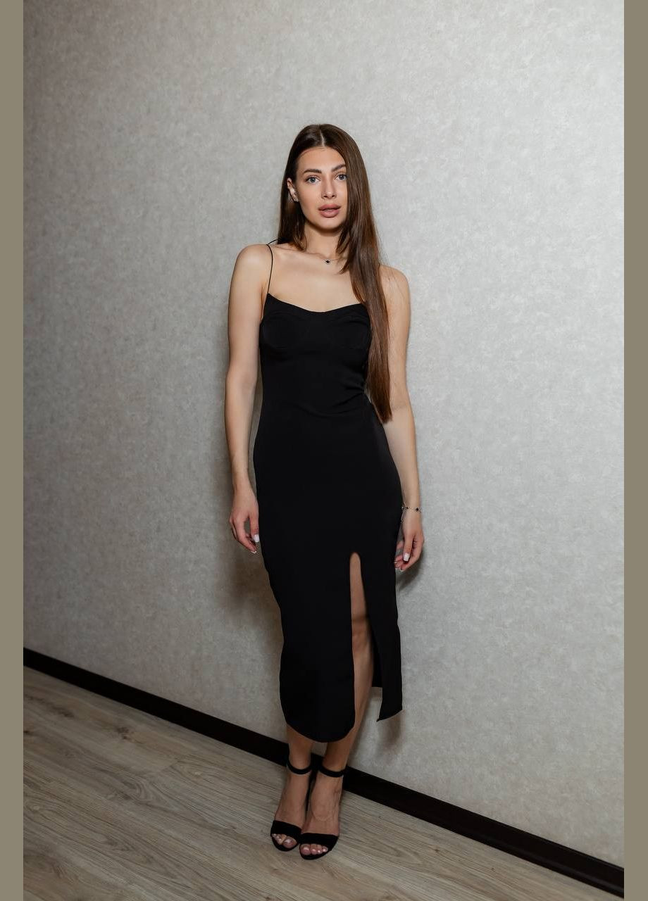 Чорна повсякденний сукня жіноча Україна однотонна