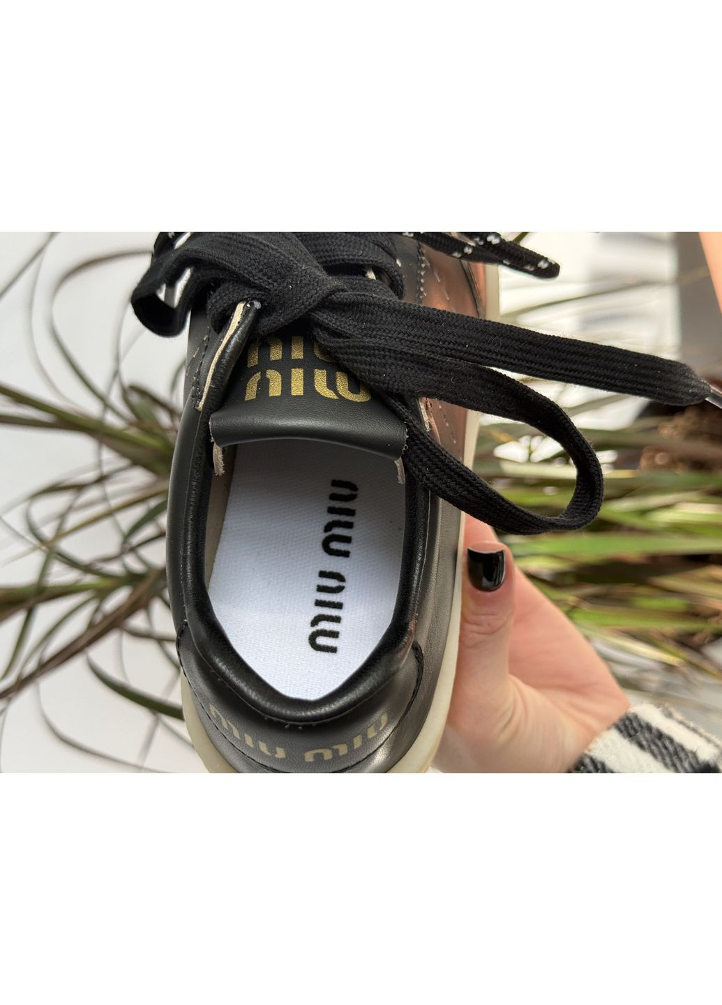 Кросівки жіночі Miu Miu Black| Міу Міу чорні No Brand чорні демісезони (365963542)