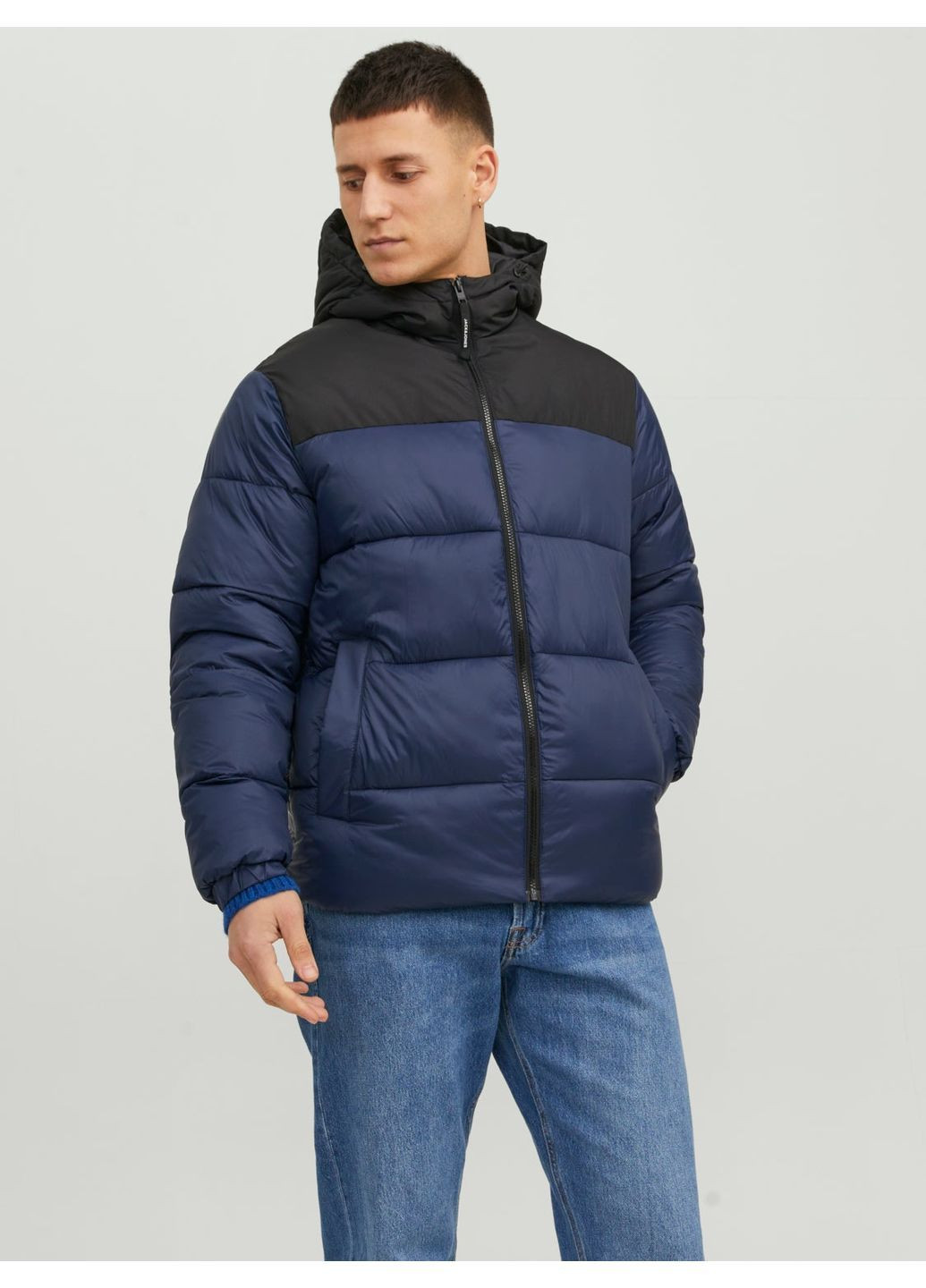 Чорна куртка демісезон,чорний-темно-синій,jack&jones Jack & Jones