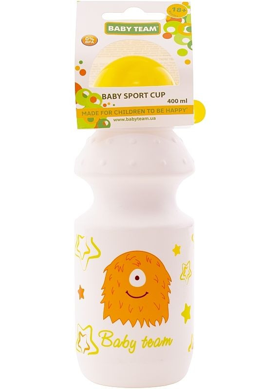 Поильник-бутылочка "Спорт" 5025, монстрики 400ml (2-744818) Baby Team (369794384)