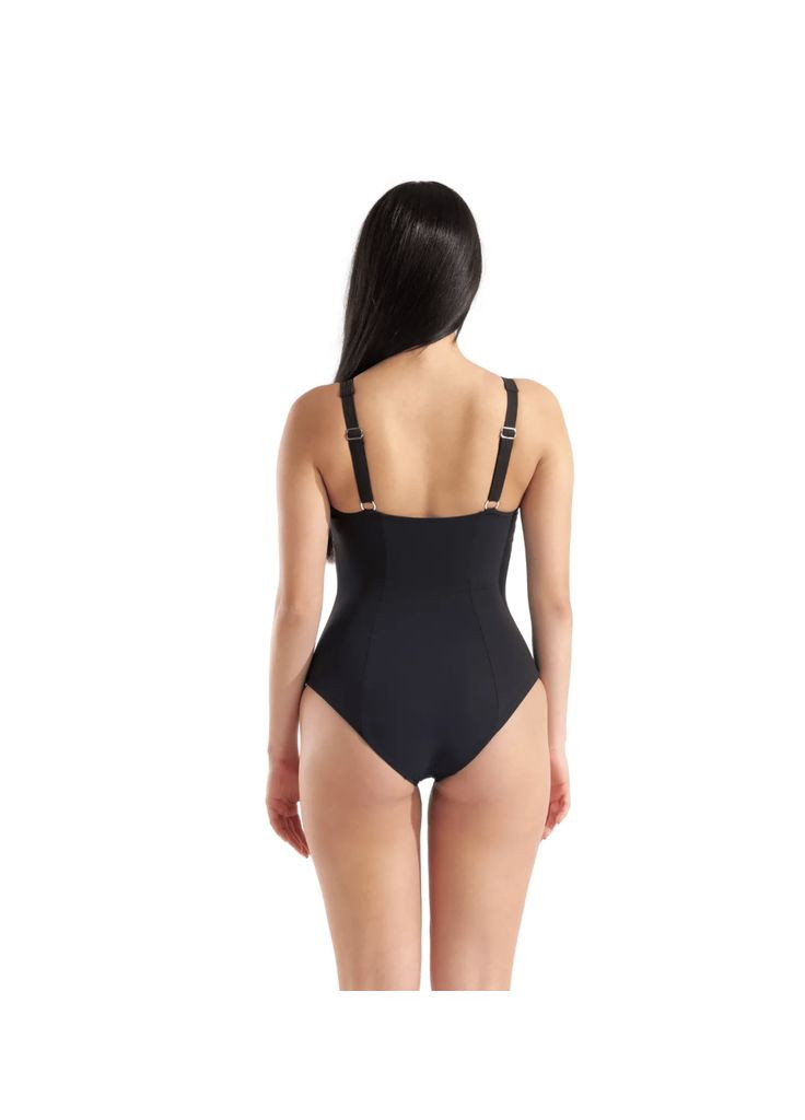 Черный летний женский спортивный купальник swimsuit ludovica soft curve b (010353-590) размер Arena