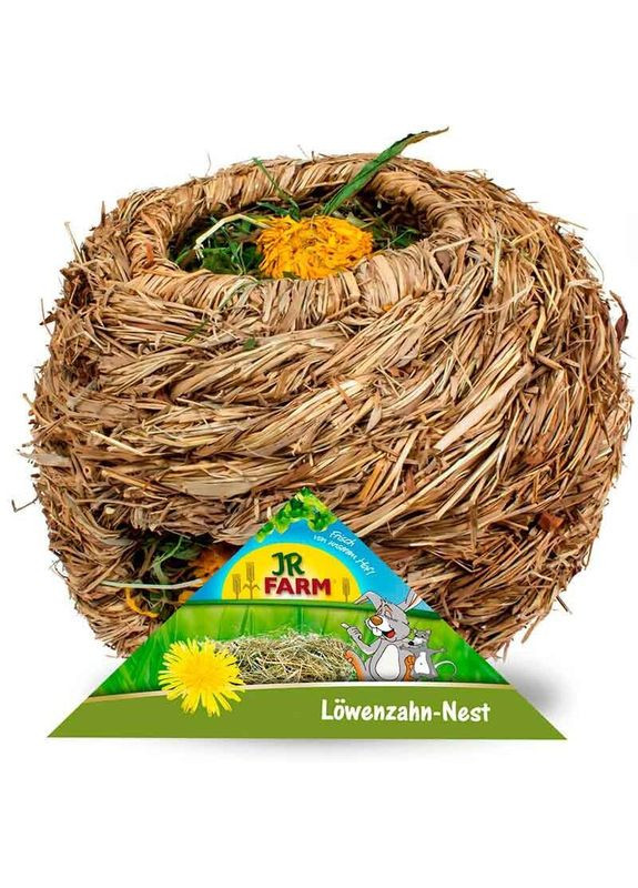 Додатковий корм Гніздо з кульбабами для кроликів та гризунів Dandelion-Nest - 130 г JR Farm (327999651)