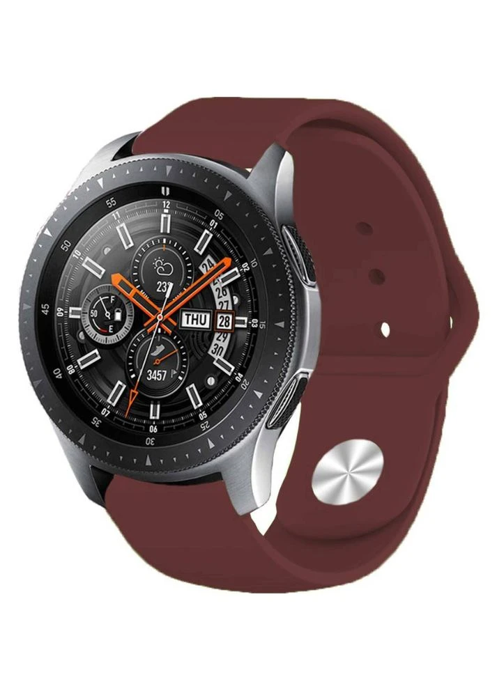 Ремінець Honor MagicWatch 2/Huawei Watch 3 Pro Classic 46 mm Dark-Red (707050) BeCover (323122201)