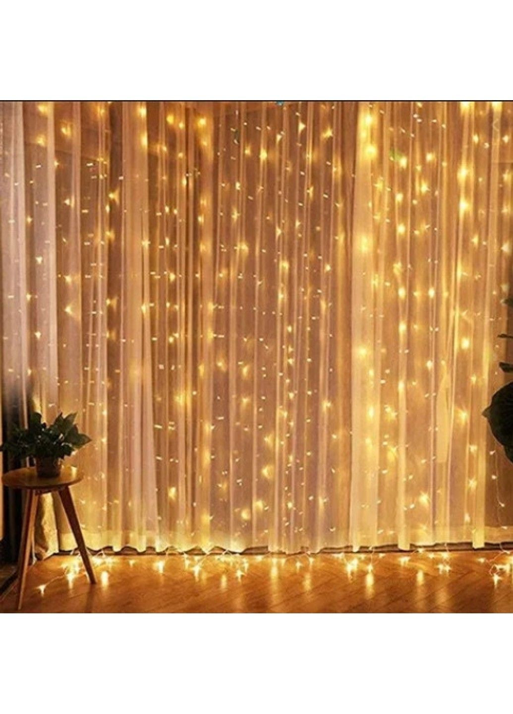 Гирлянда светодиодная Штора 2х2м 360 LED (Теплый белый свет) No Brand (331640482)