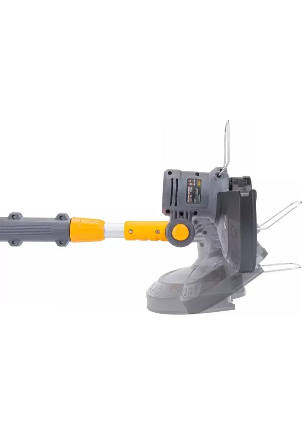 Електричний садовий тример для трави та газону ручний з телескопічною ручкою для городу Powermat MT1400 (345707507)