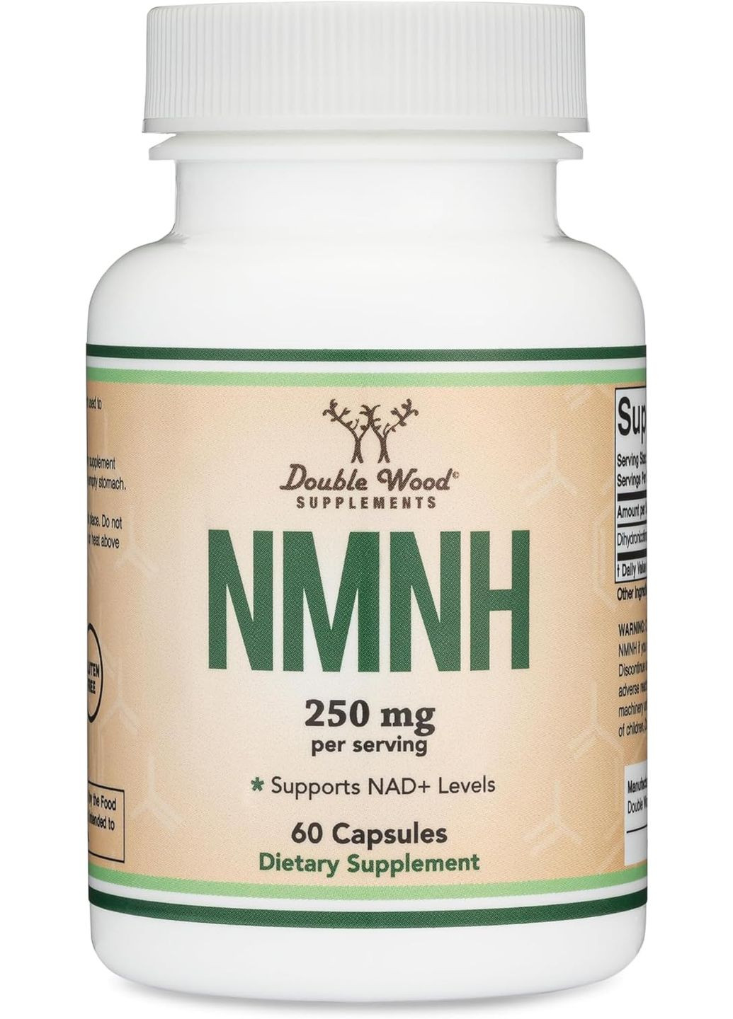 Ніацин Double Wood NMNH (Dihydronicotinamide Mononucleotide) 250 мг (на 2 капсули), 60caps Double Wood Supplements (289376139)