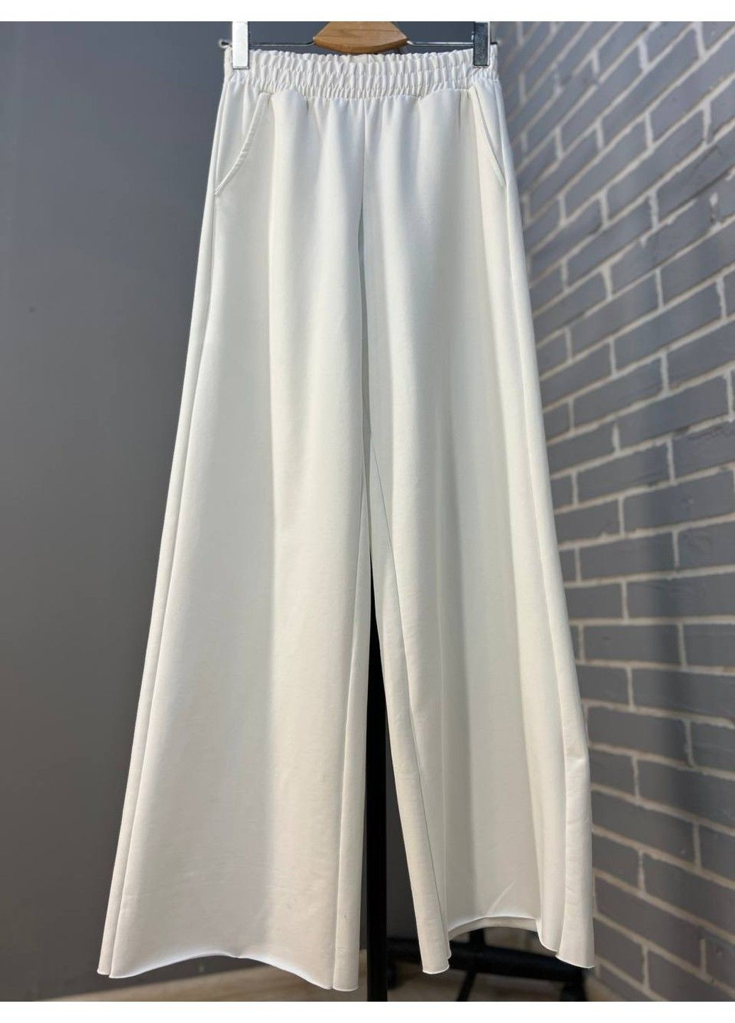 Костюм женский 6030-4827 реглан удлиненный зебра камни и брюки палаццо широкие LSK (304291630)