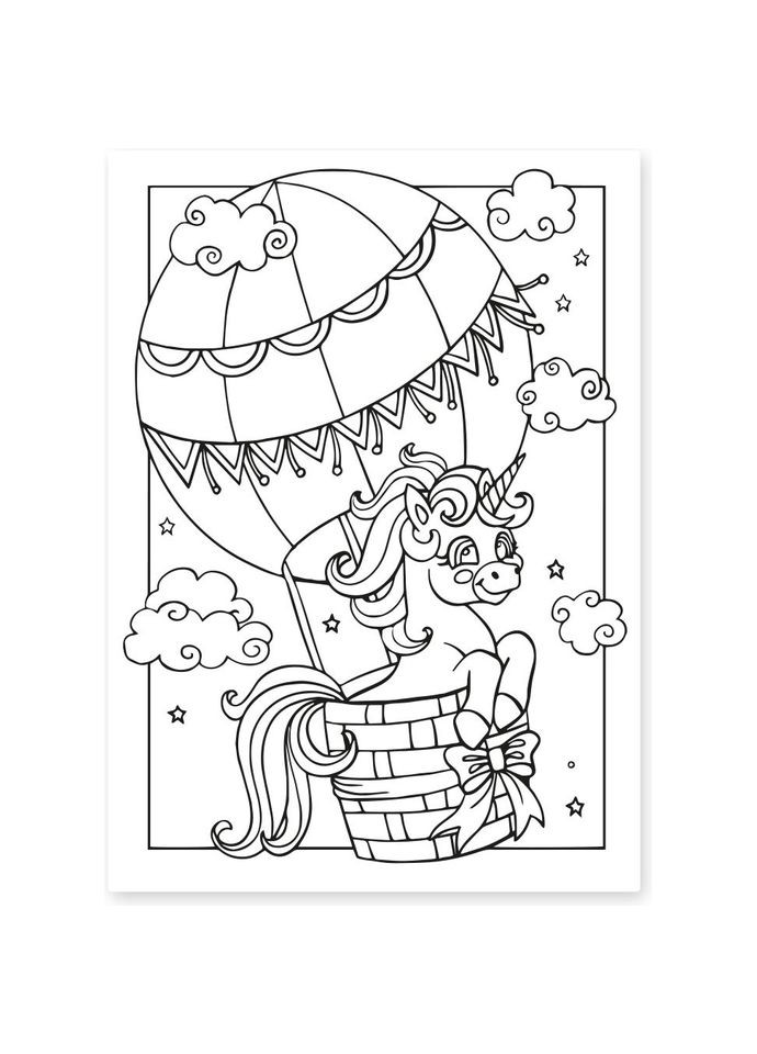 Розмальовка Unicorn 12 сторінок () 1 Вересня 742582 (358494506)