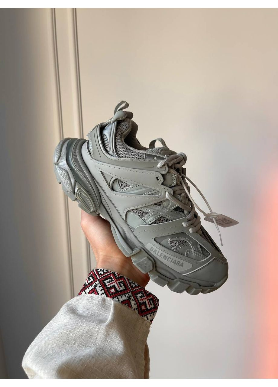 Кросівки жіночі Balenciaga Track 3.0 Gray Premium | Баленсіага Трек 3.0 сірі No Brand сірі демісезони (361308053)