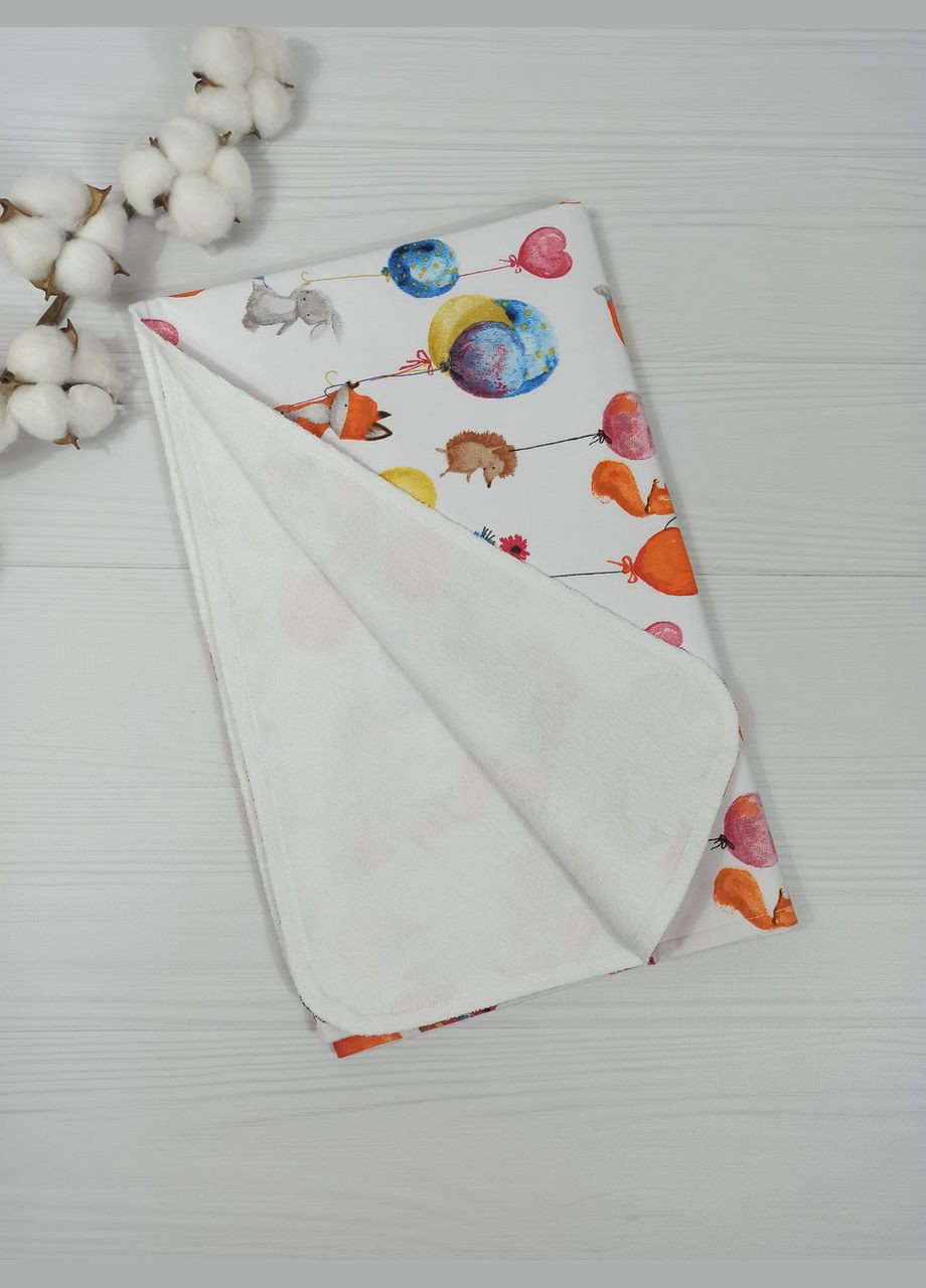 Набір пелюшок для новонароджених a.l.babybox Лисички на кульках Жовтий №2 No Brand (308752167)