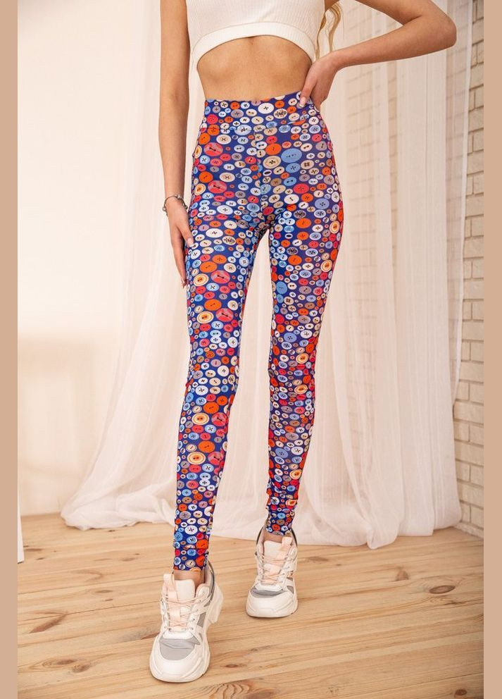 Лосини жіночі з втягуванням і принтом, колір, Ager (266815662)