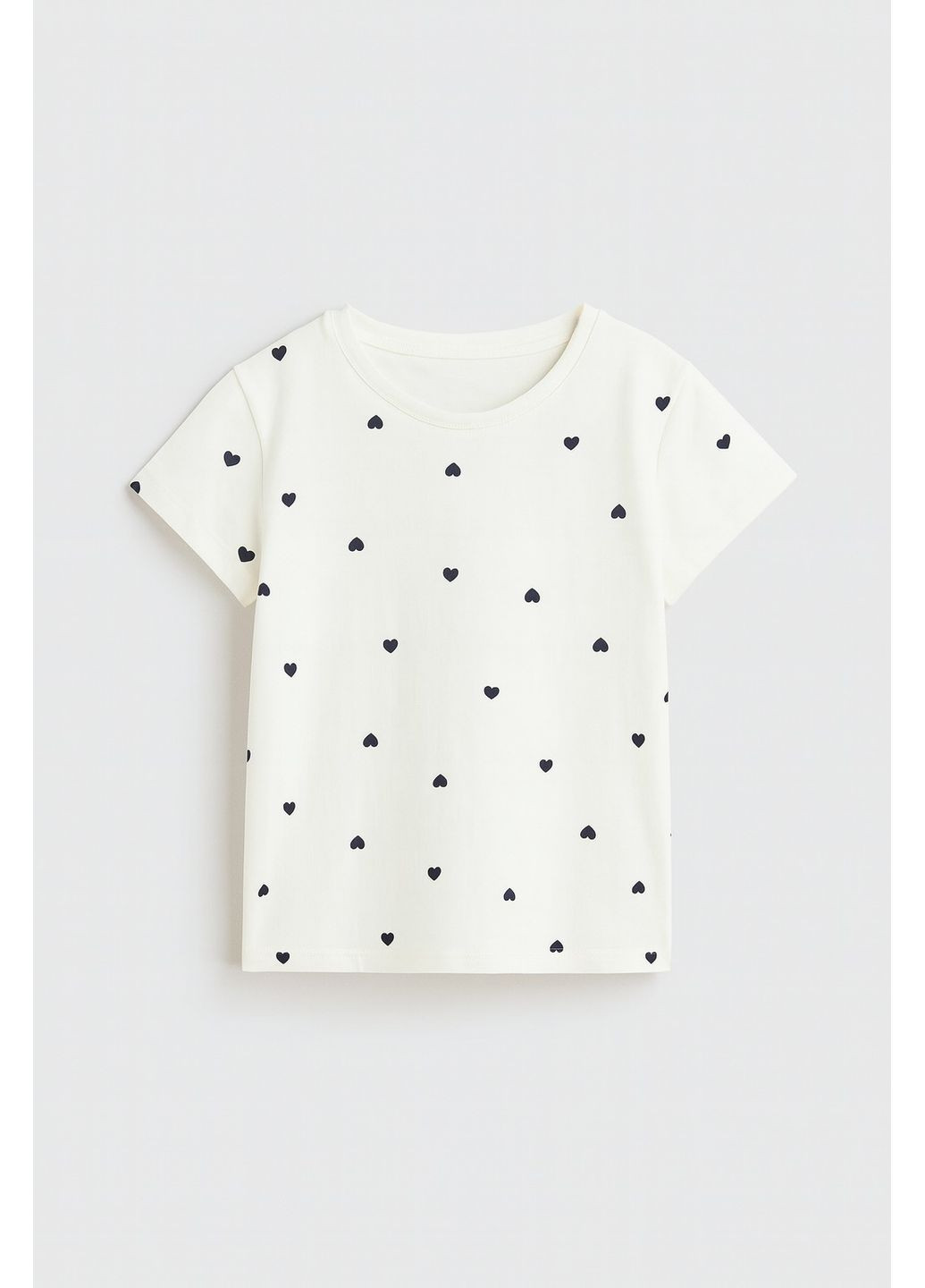 Молочная футболка H&M