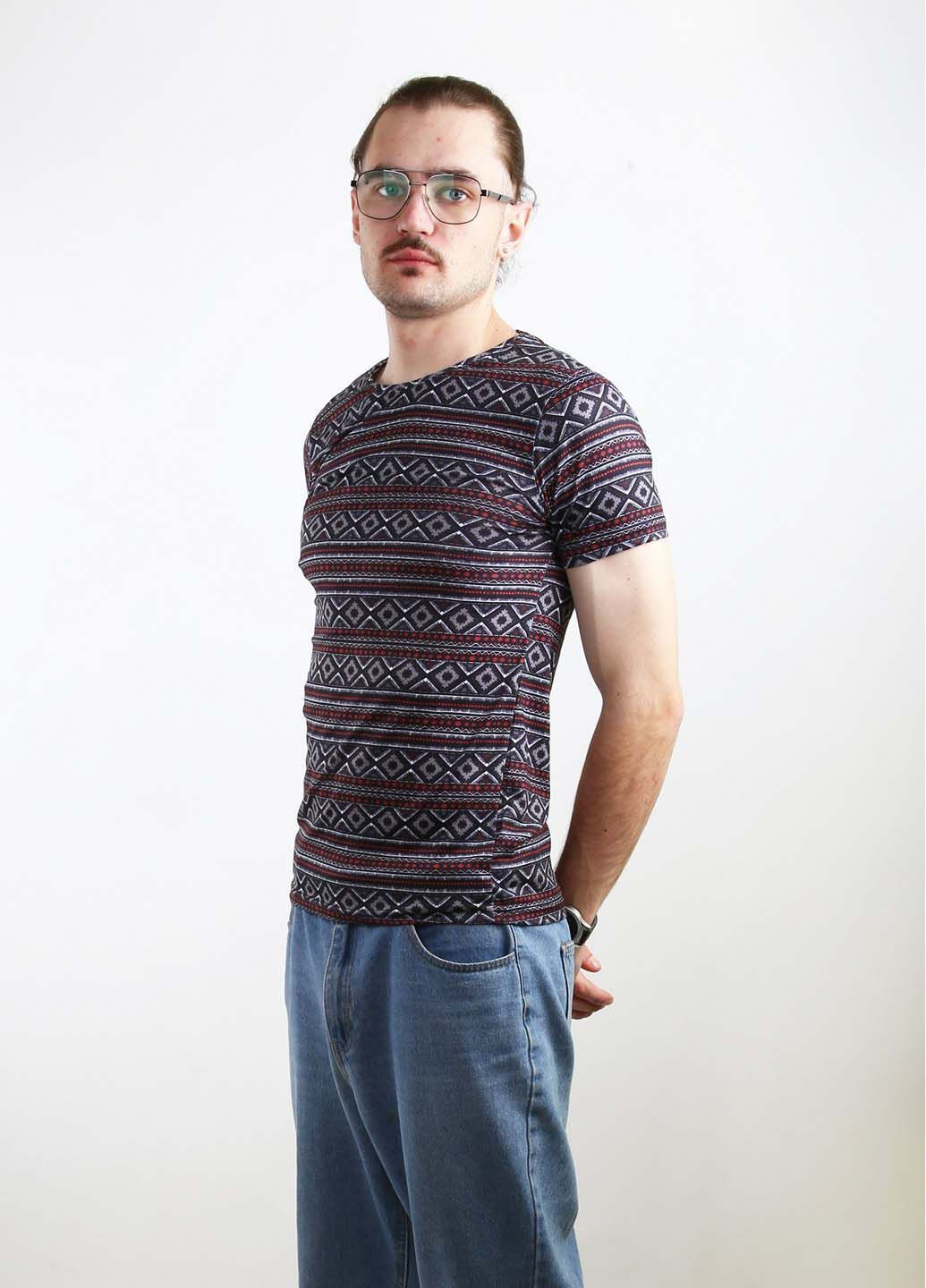 Чорна футболка чоловіча Old Garage