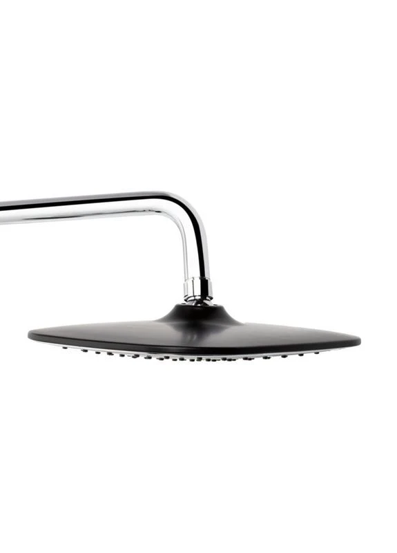 Душова система універсальна Grand на три споживачі (з виливом) QTGRABCR1004 Chrome/Black Qtap (397565130)