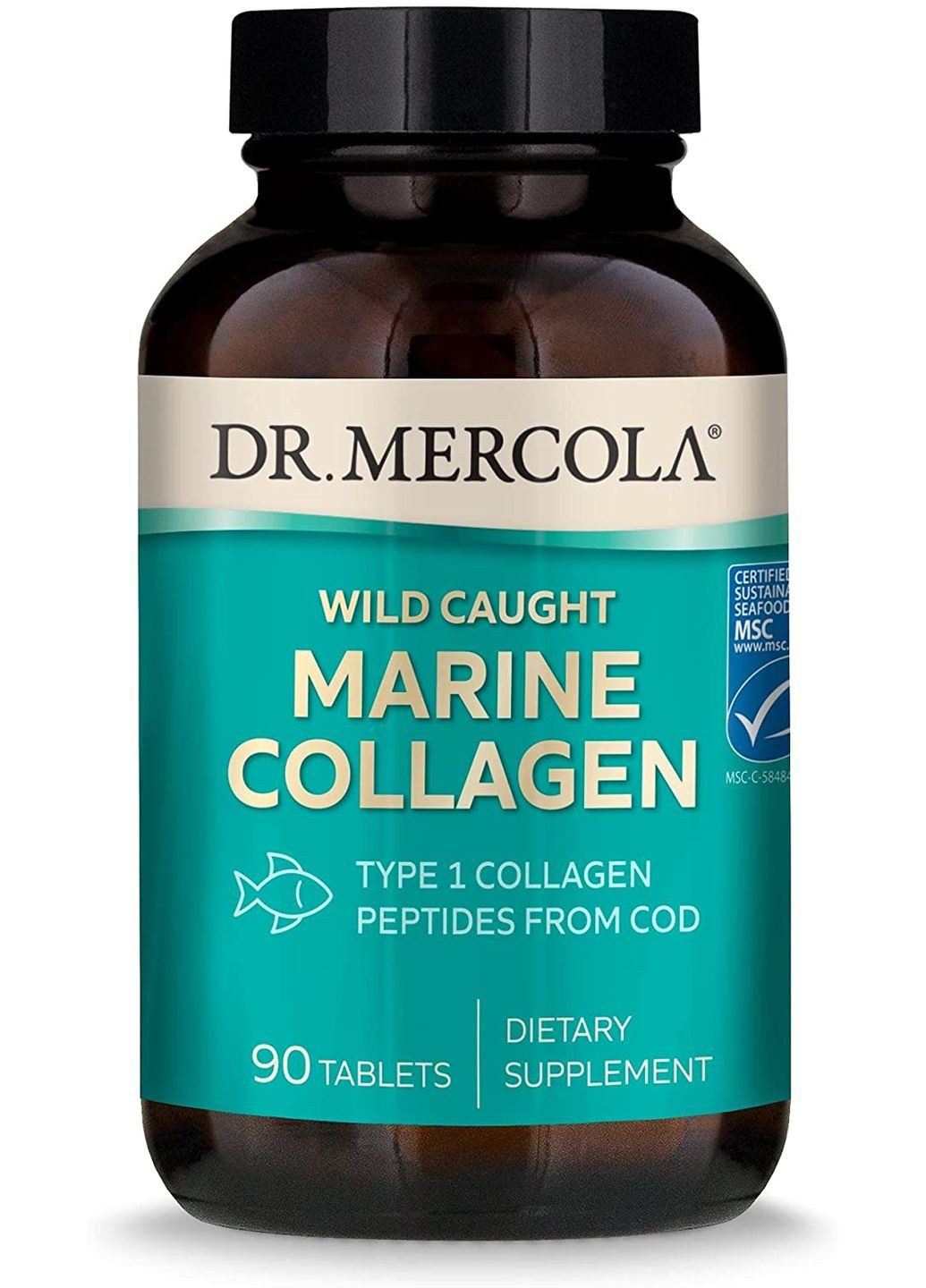 Морський колаген, Marine Collagen,, 90 таблеток Dr. Mercola (322066950)