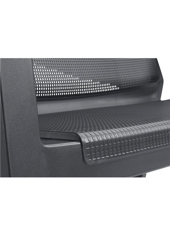 Комплект садових меблів Emily Balcony Set without cushions (без подушок) 2 крісла + 1 стіл графіт 247062 Keter (317304084)