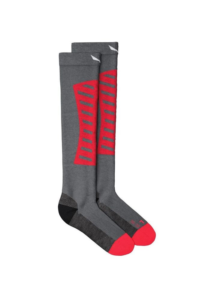 Термошкарпетки жіночі Sella Dryback AM Womens Sock Сірий-Рожевий Salewa (278272720)