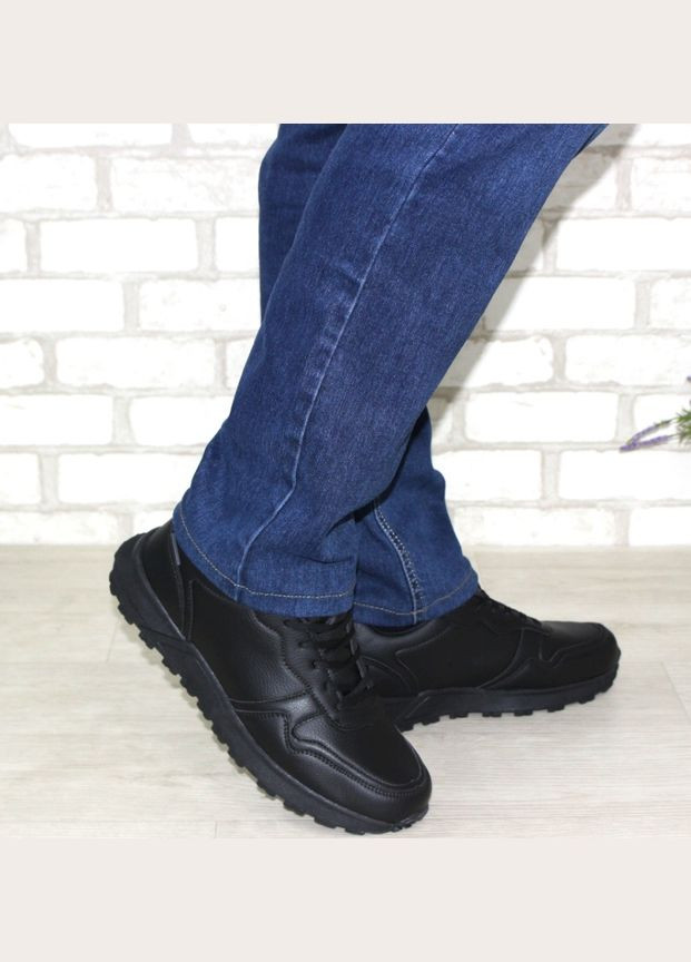 Черные демисезонные мужские кроссовки Fashion