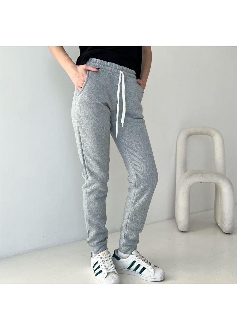 Штани трьохнитка на флісі No Brand (370773424)