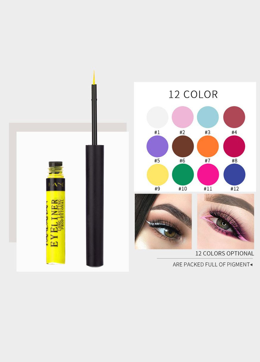 Цветная водостойкая подводка для глаз Eyeliner Long Lasting Professional цвет №5 Handaiyan (321998955)