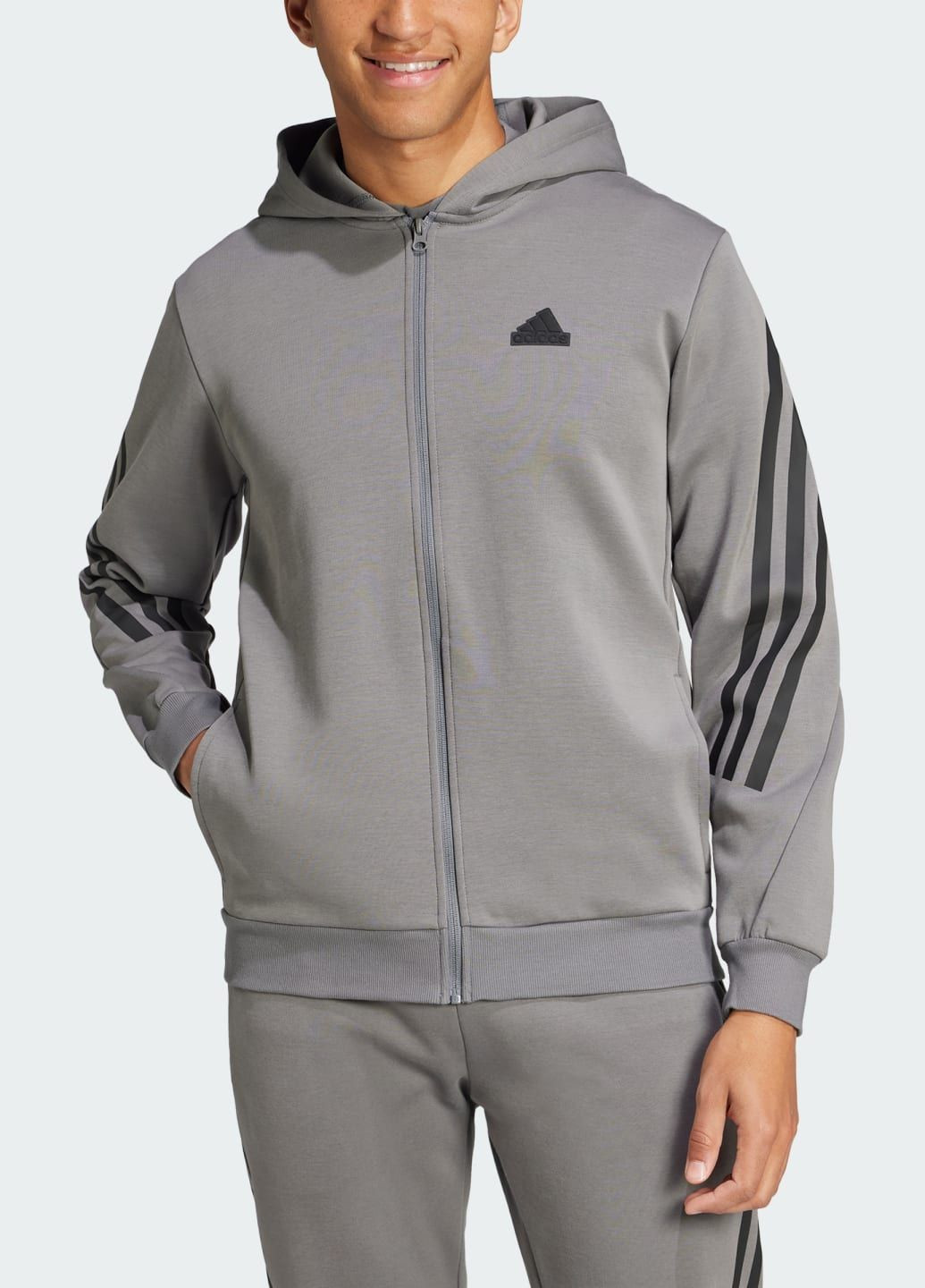 Худі Future Icons 3-Stripes Full Zip adidas (299922651)