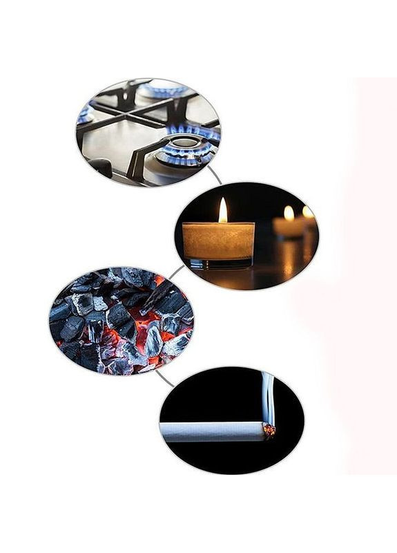 USB запальничка для газової плити, духовки, для розпалювання багаття, барбекю, із вбудованим акумулятором (Black) Dom (293275148)