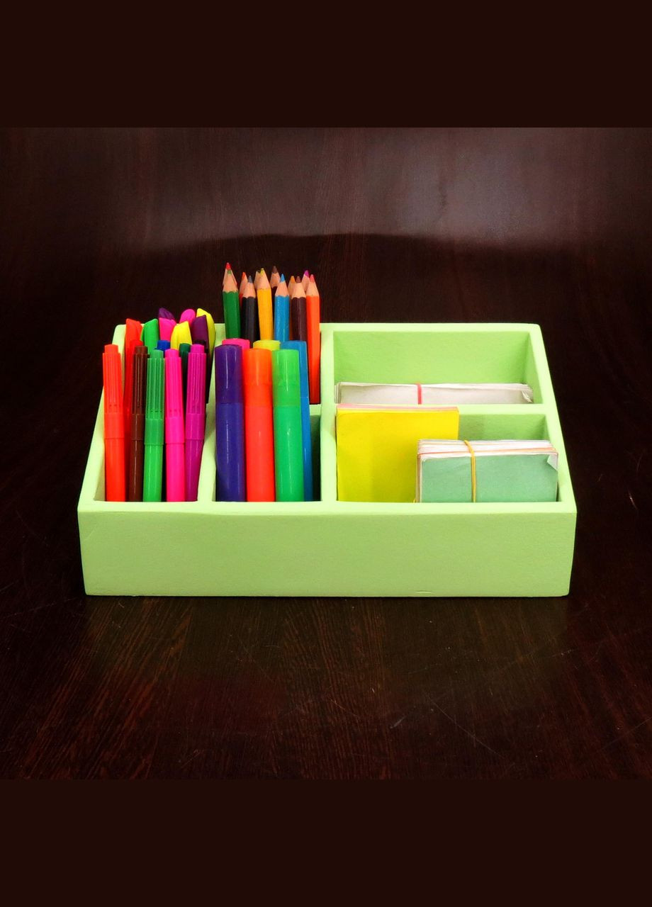 Настольный органайзер из дерева Фримен мохито (КНЦ-004153) No Brand (328228067)