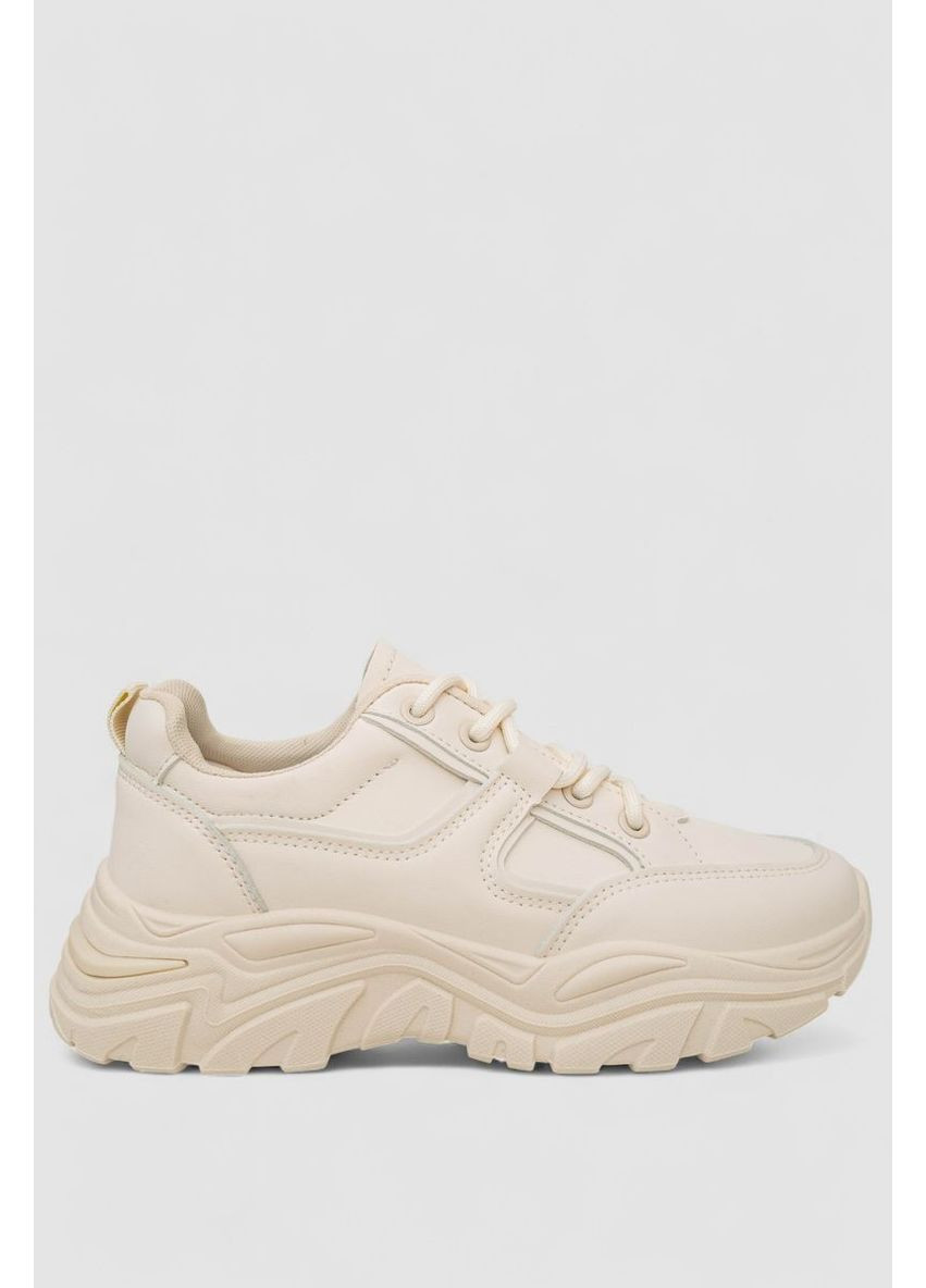 Кросівки жіночі, колір чорно-білий, 248RA140 Stilli бежеві всесезони (369971592)