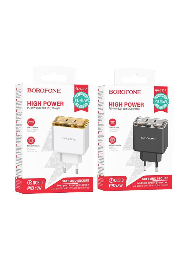 Сетевое Зарядное Устройство 45W Borofone (369653706)