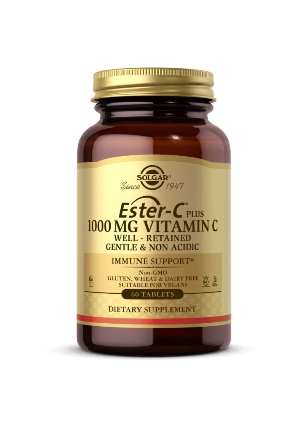 Ester-C®, вітамін C, 1000 мг, 60 таблеток Solgar (370796722)