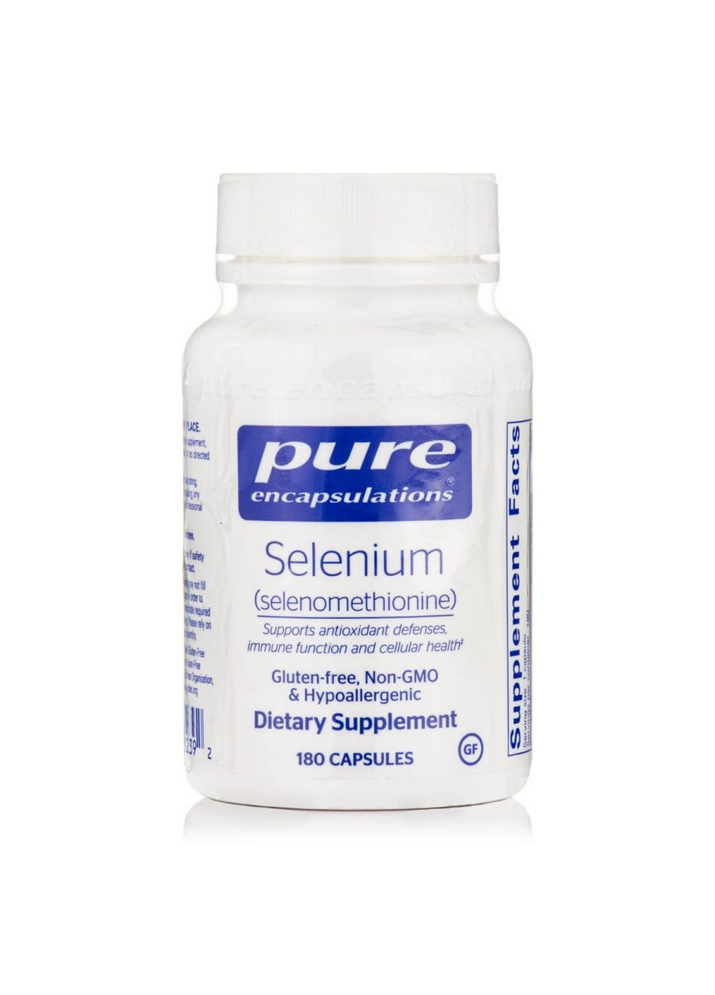 Витамины и минералы Selenium 200 mcg, 180 капсул Pure Encapsulations (293340098)