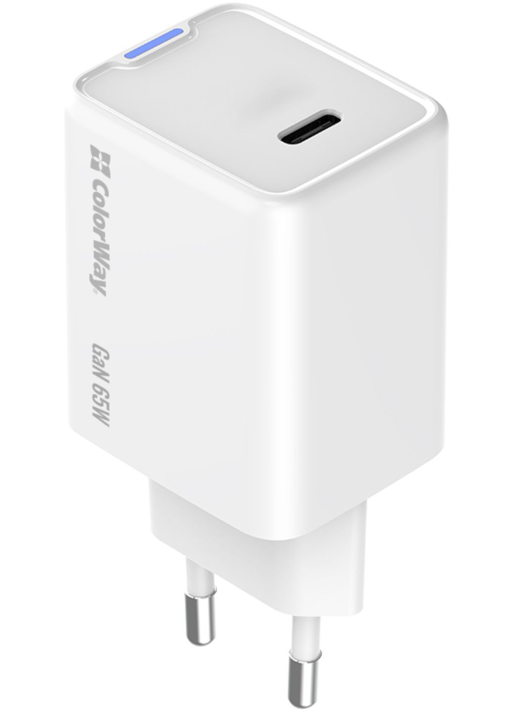 Зарядка 65W Type-C зарядний пристрій GaN блок живлення з підтримкою Power Delivery (PD 3.0), Quick Charge (QC 4.0+) Colorway GaN Mini (367984430)