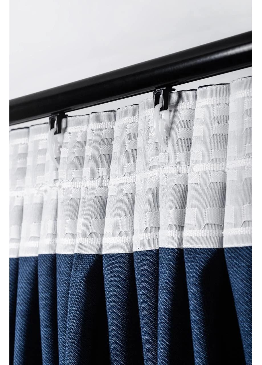 Шторы с диагональной структурой Original 2шт 4м х от 2,5м до 3м HYGG (370367193)