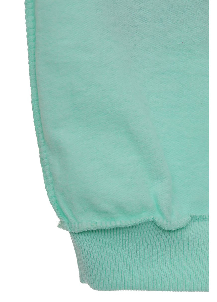 Водолазка на флісі для дівчинки трикотажна Star м'ятна 128 см (34780) BABYKROHA (297200606)