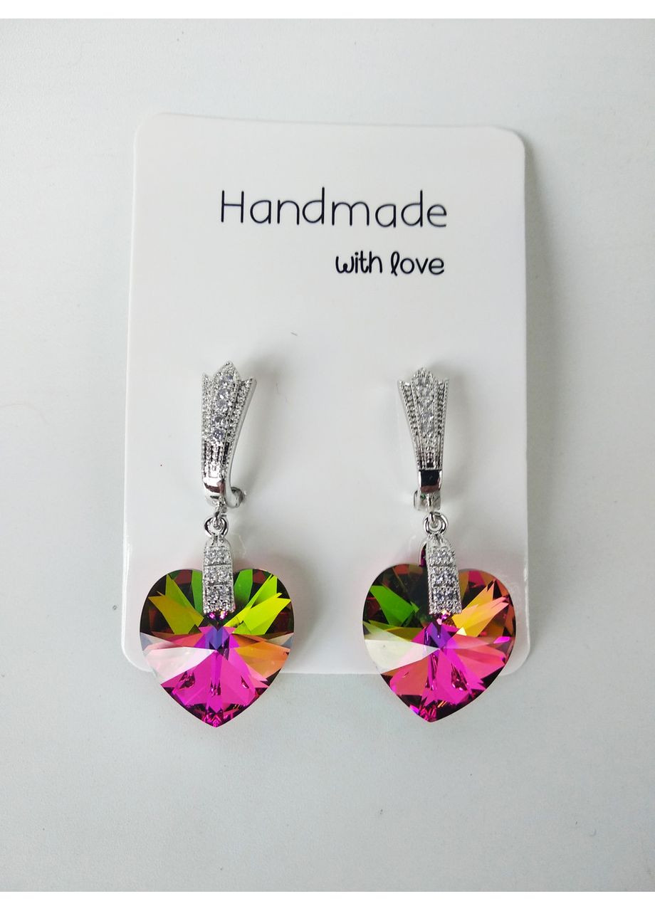 Серьги с кристаллами Сваровски No Brand (370792143)