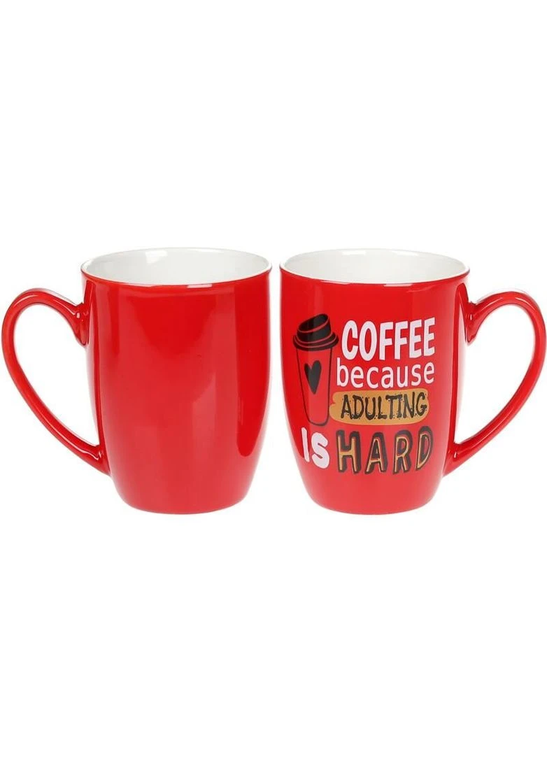 Кружка фарфорова "Coffee First" 340мл BD588-170 Bona (303633513)