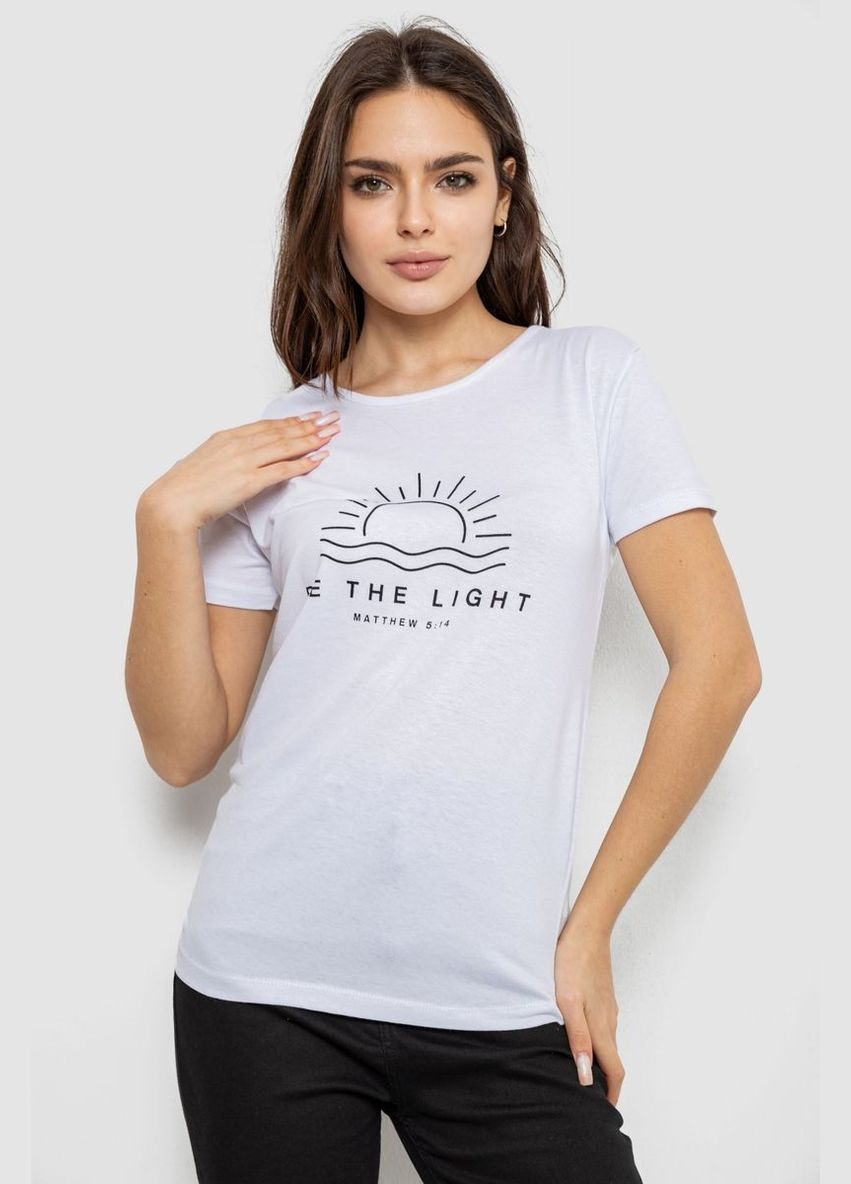 Женская футболка с принтом, 244R601 Ager - (365077266)