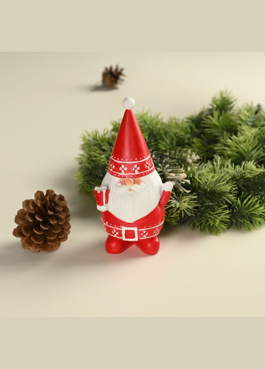Статуетка декоративна MVM MY HOME Новорічна Санта (DH-ST-14 RED) МВМ (365280907)